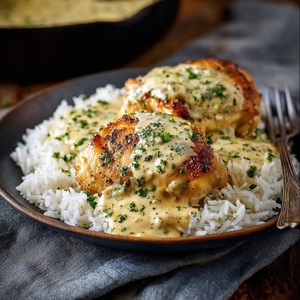 Creamy Smothered Chicken And Rice Recipe