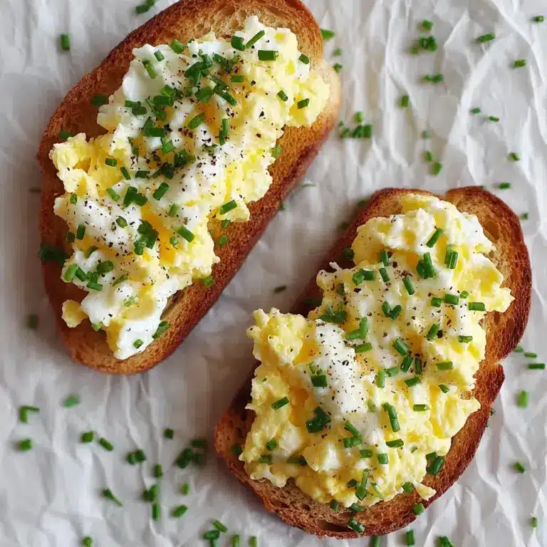 Easy 6-Ingredient Egg and Ricotta Toast Recipe