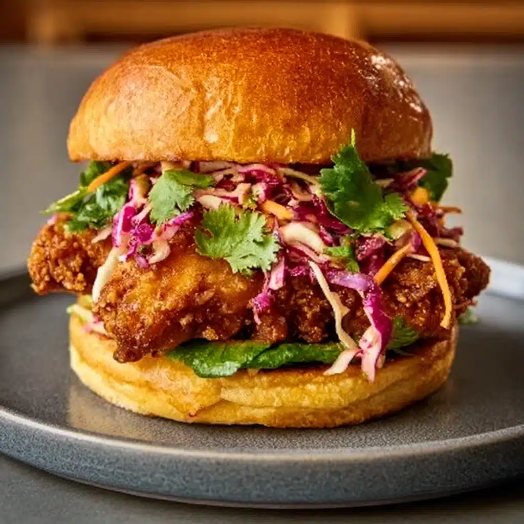 Thai Fried Chicken Sandwich Recipe