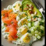 Cottage Cheese Salad With Smoked Salmon & Avocado Recipe