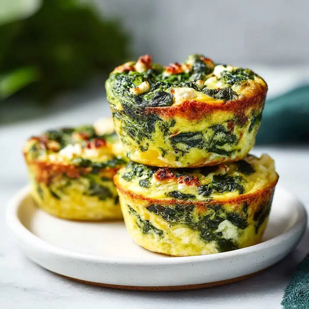 Egg Muffins with Spinach and Feta Recipe - Recipe Image