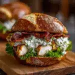 Chopped Chicken Bacon Ranch Sandwich Recipe