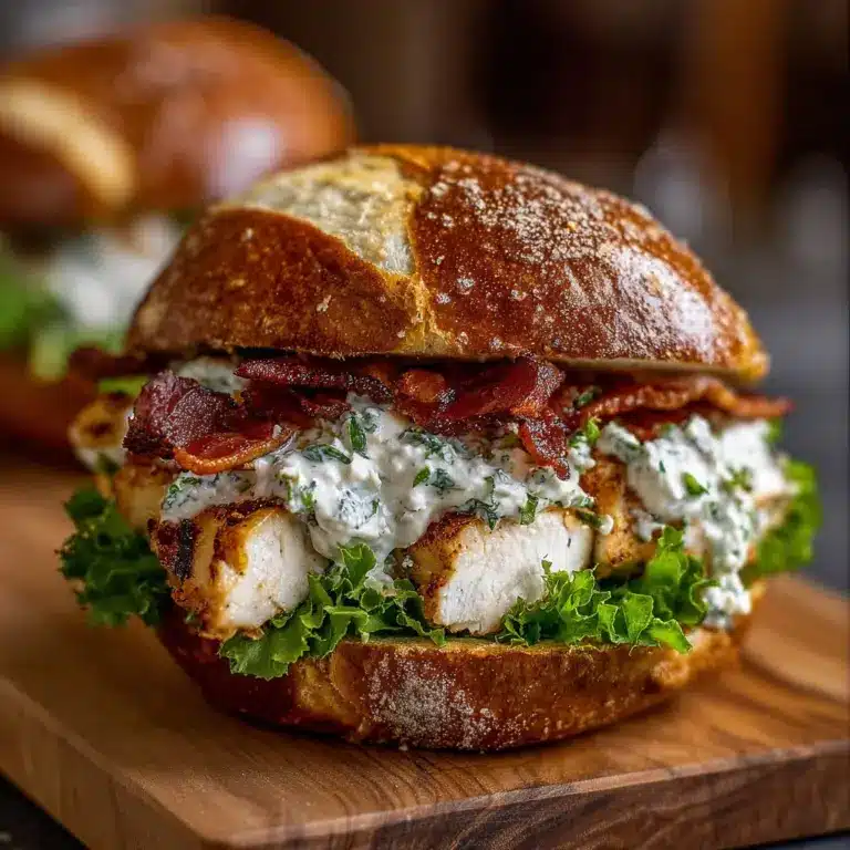 Chopped Chicken Bacon Ranch Sandwich Recipe