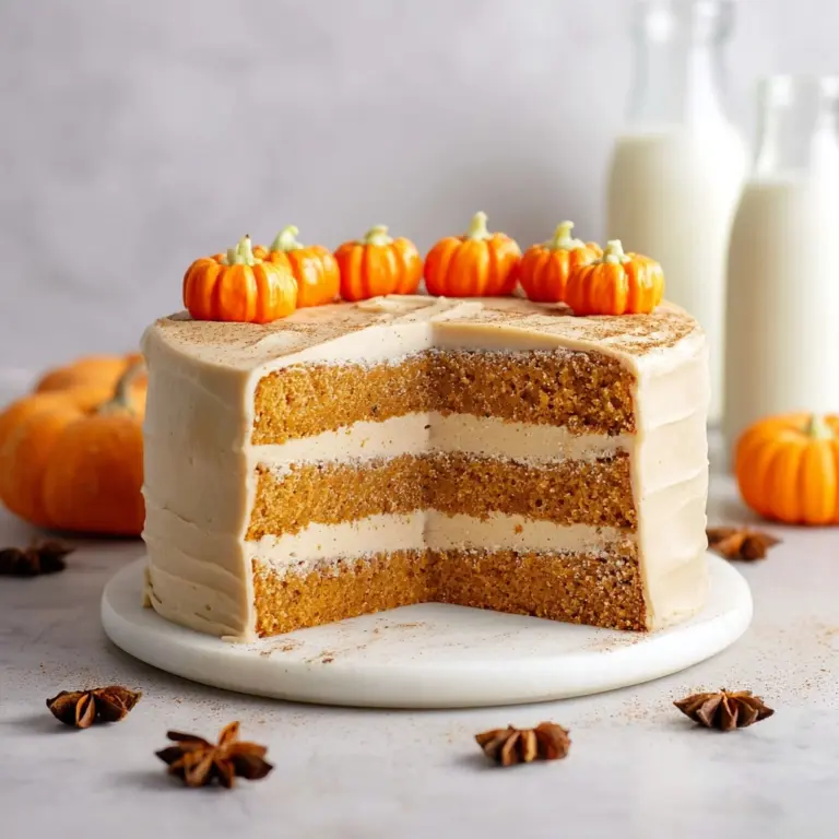 Pumpkin Cake with Cinnamon Cream Cheese Frosting Recipe