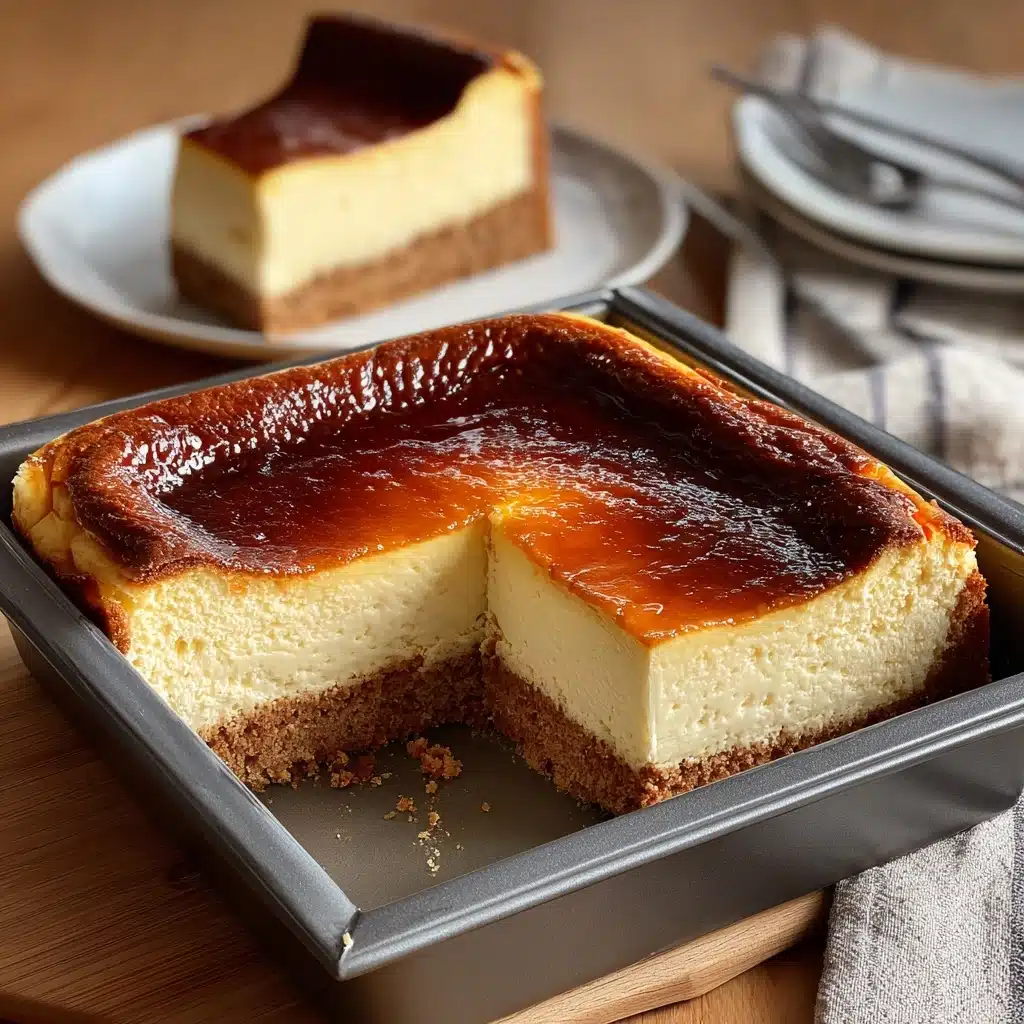 Irresistible Loaf Pan Basque Cheesecake Recipe - Recipe Image