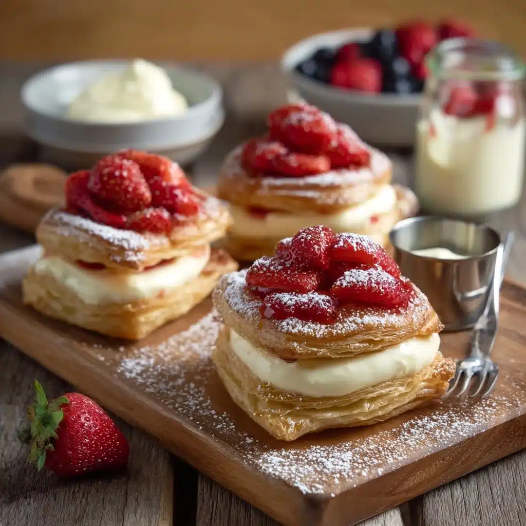 Strawberry Danish with Cream Cheese Recipe Delight Recipe - Recipe Image
