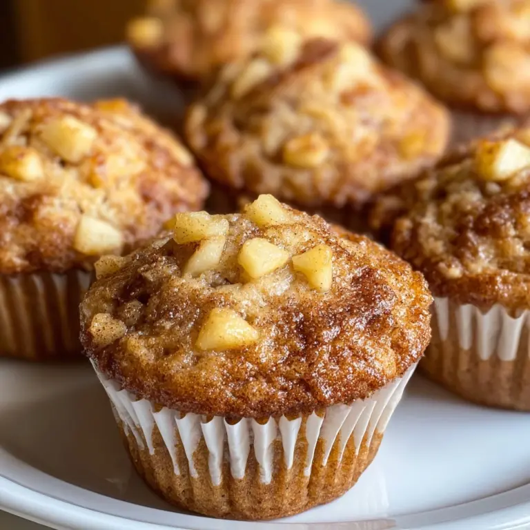 Apple Cinnamon Greek Yogurt Muffins: Bake Joy Today! Recipe