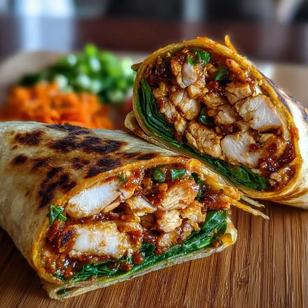 Sweet Chili Chicken Wraps Recipe - Recipe Image