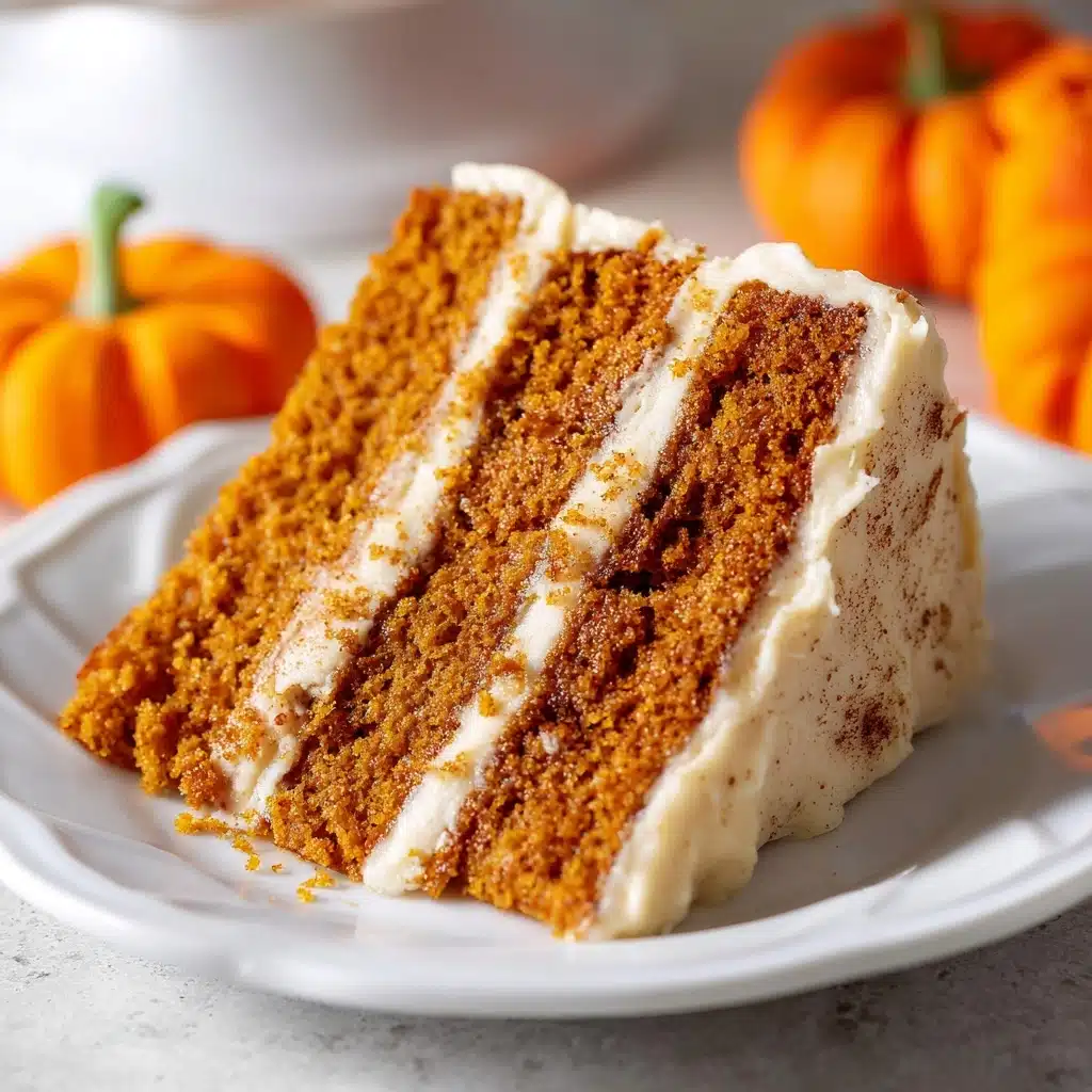 Pumpkin Cake with Cinnamon Cream Cheese Frosting Recipe - Recipe Image
