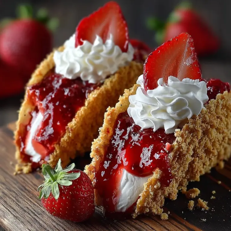 Strawberry Crunch Cheesecake Tacos Recipe
