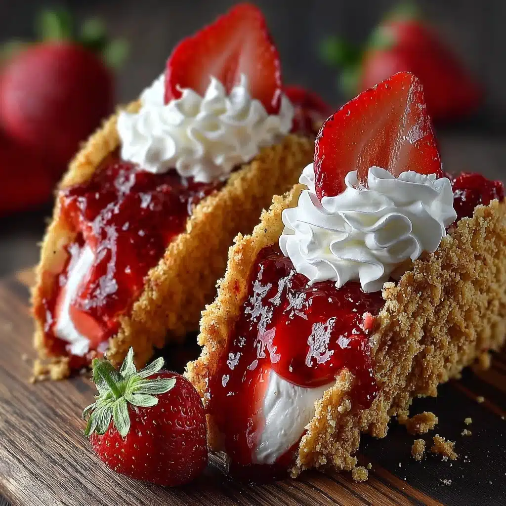 Strawberry Crunch Cheesecake Tacos Recipe