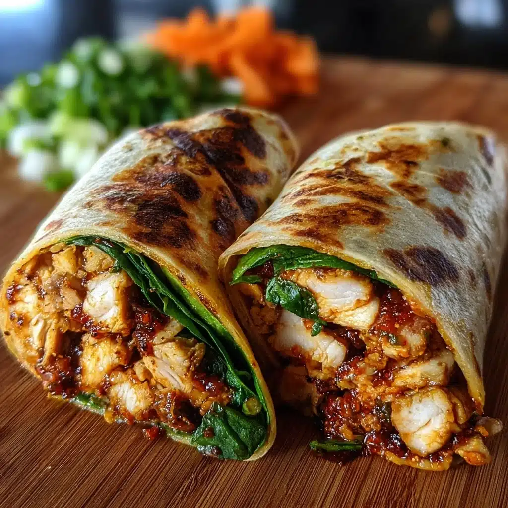 Sweet Chili Chicken Wraps Recipe