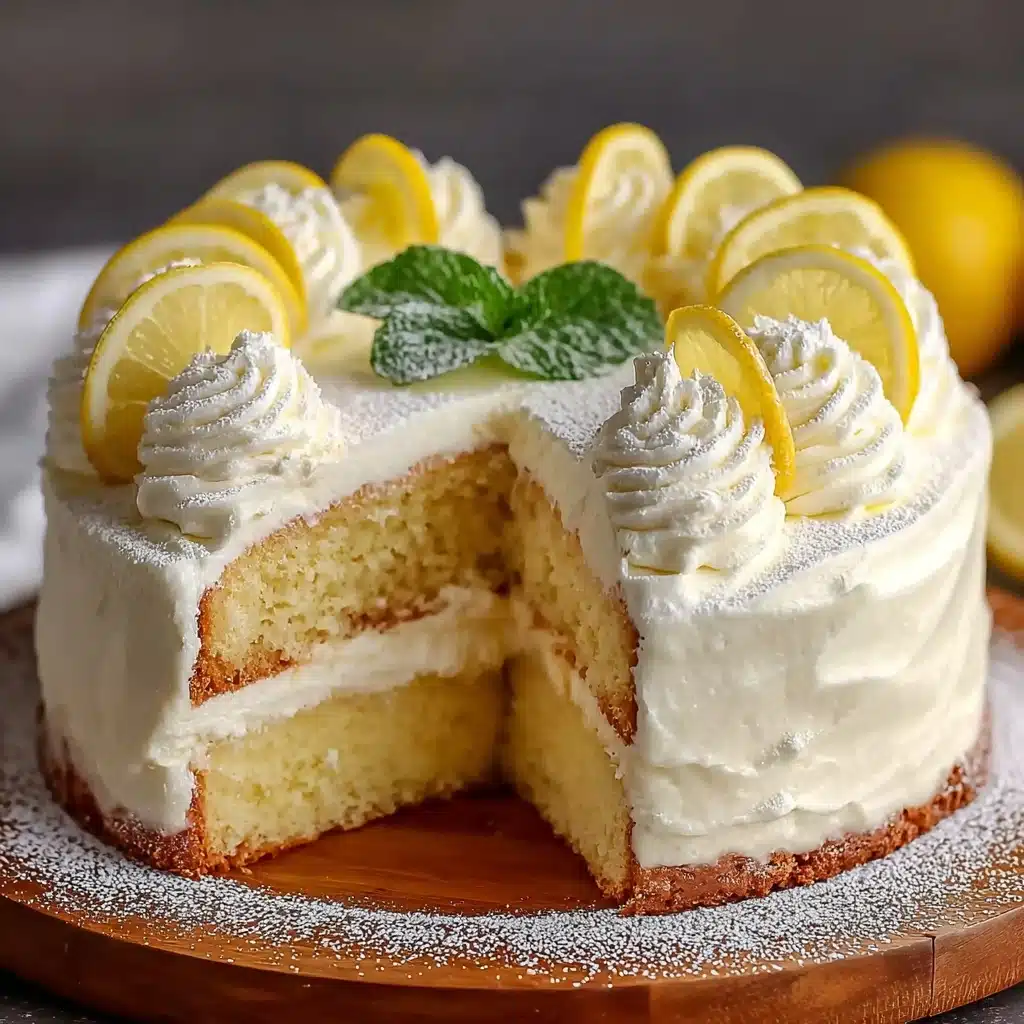 Top 1 Italian Lemon Cream Cake : Irresistible and Luscious Recipe - Recipe Image