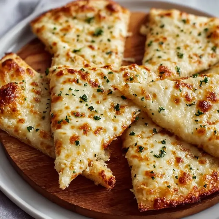 Air Fryer Cheesy Tortilla Garlic Bread Recipe
