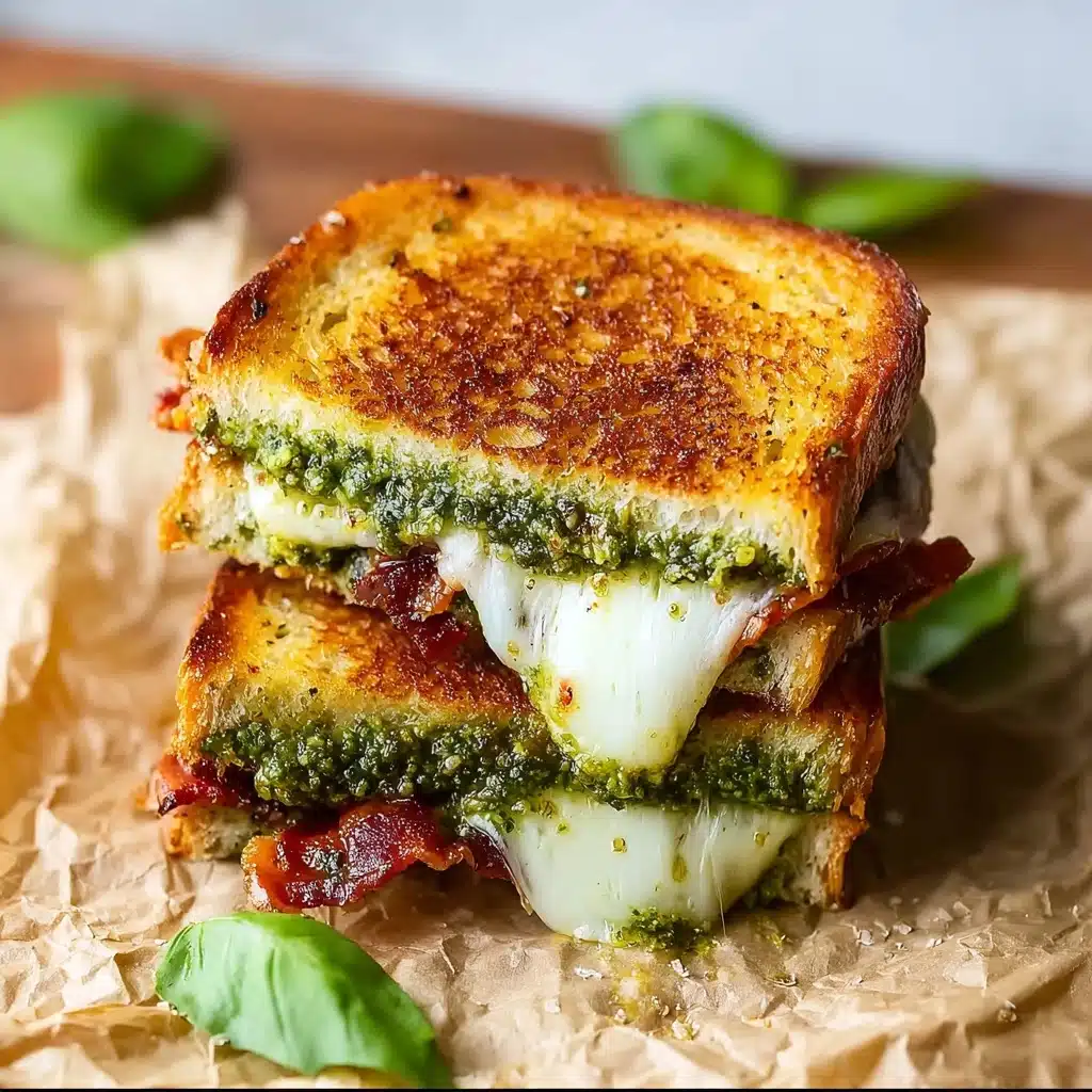 Sourdough Pesto Grilled Cheese Recipe