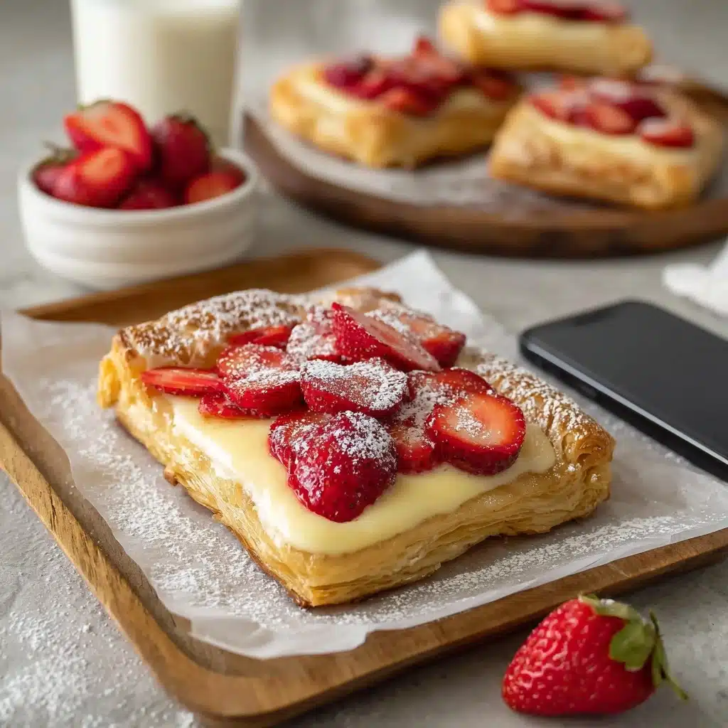 Strawberry Danish with Cream Cheese Recipe Delight Recipe