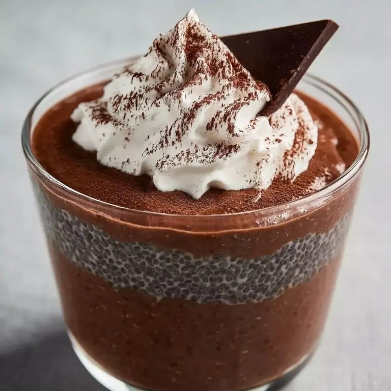 High Protein Chocolate Chia Pudding Recipe