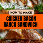 Chopped Chicken Bacon Ranch Sandwich Recipe