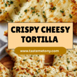 Air Fryer Cheesy Tortilla Garlic Bread Recipe