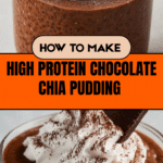 High Protein Chocolate Chia Pudding Recipe