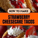 Strawberry Crunch Cheesecake Tacos Recipe
