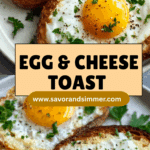 Air Fryer Egg and Cheese Toast Recipe