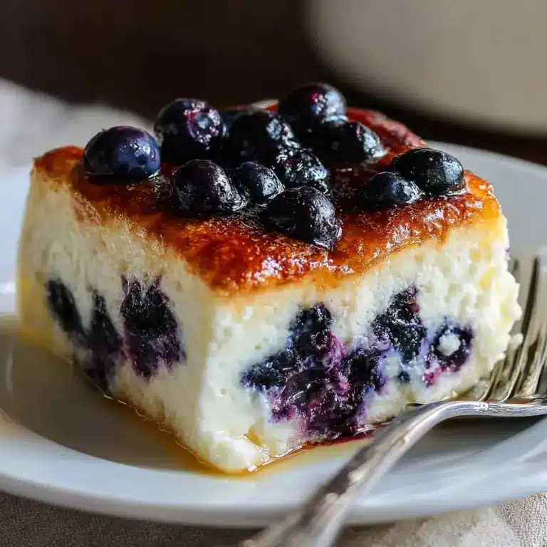 Blueberry Cottage Cheese Breakfast Bake Recipe