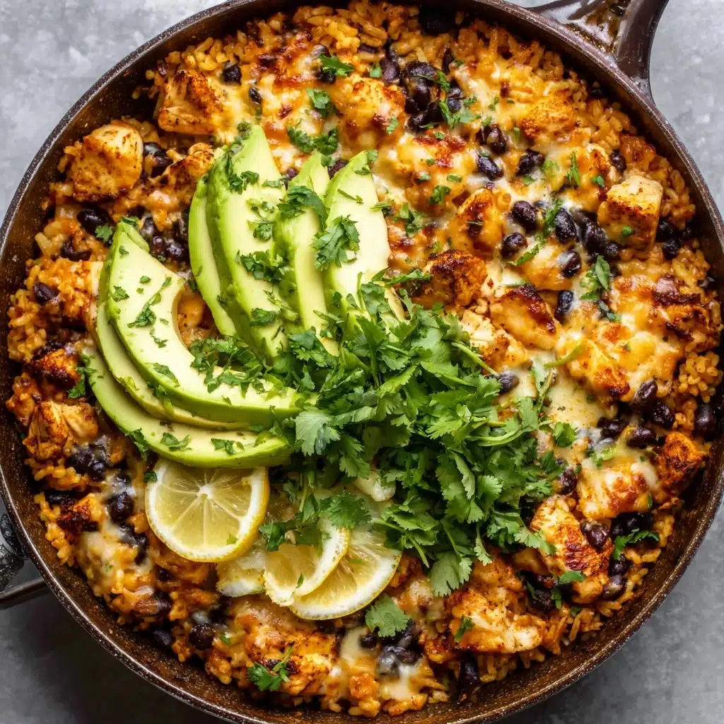 Salsa Verde Chicken and Rice Casserole Recipe - Recipe Image