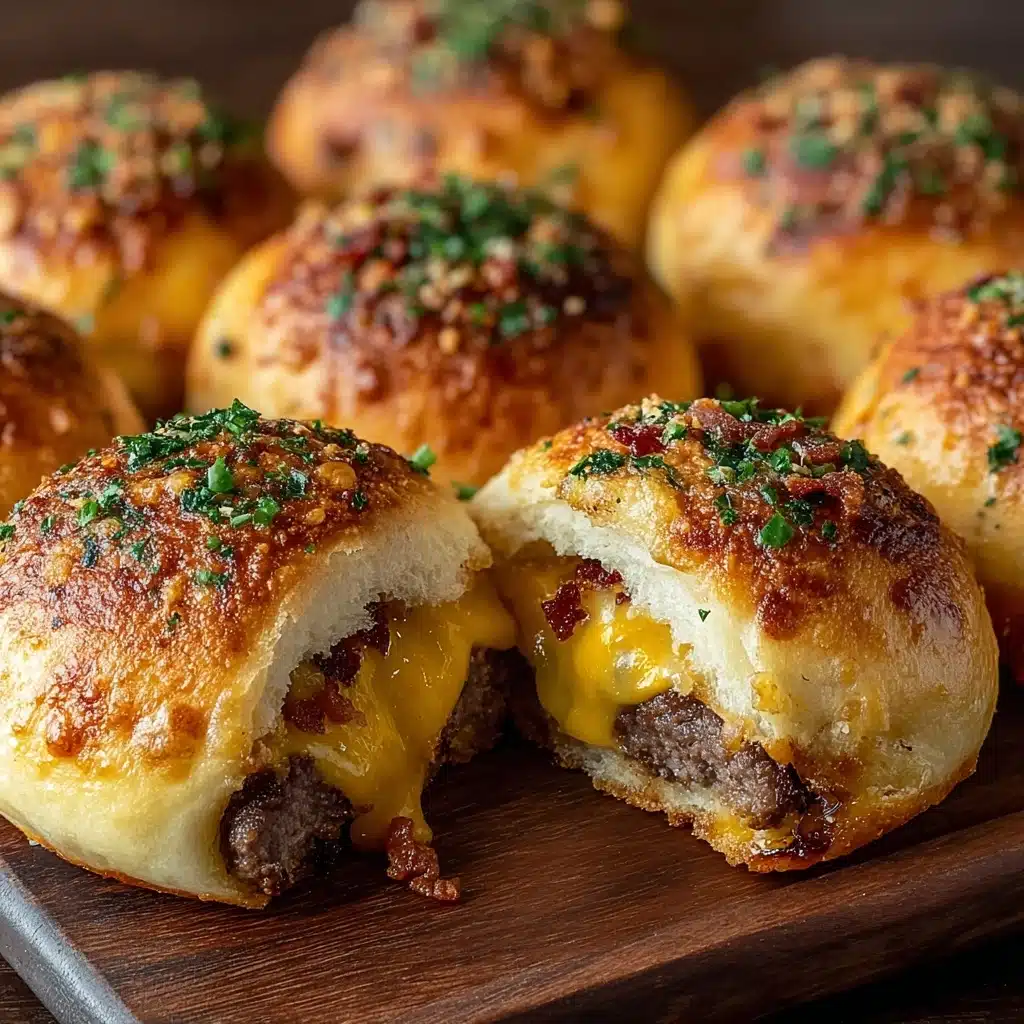 Cheeseburger Bombs That Explode Recipe - Recipe Image