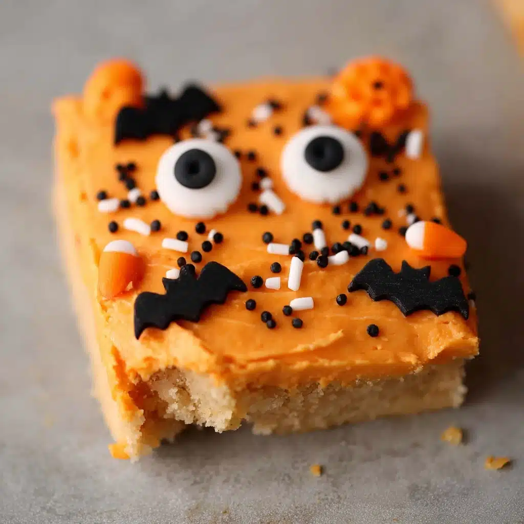 Spooky Halloween Sugar Cookie Bars Recipe - Recipe Image