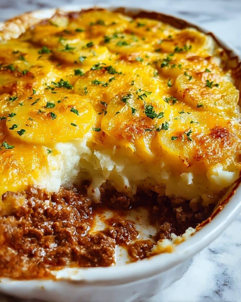Hobo Casserole with Ground Beef and Cheddar Recipe