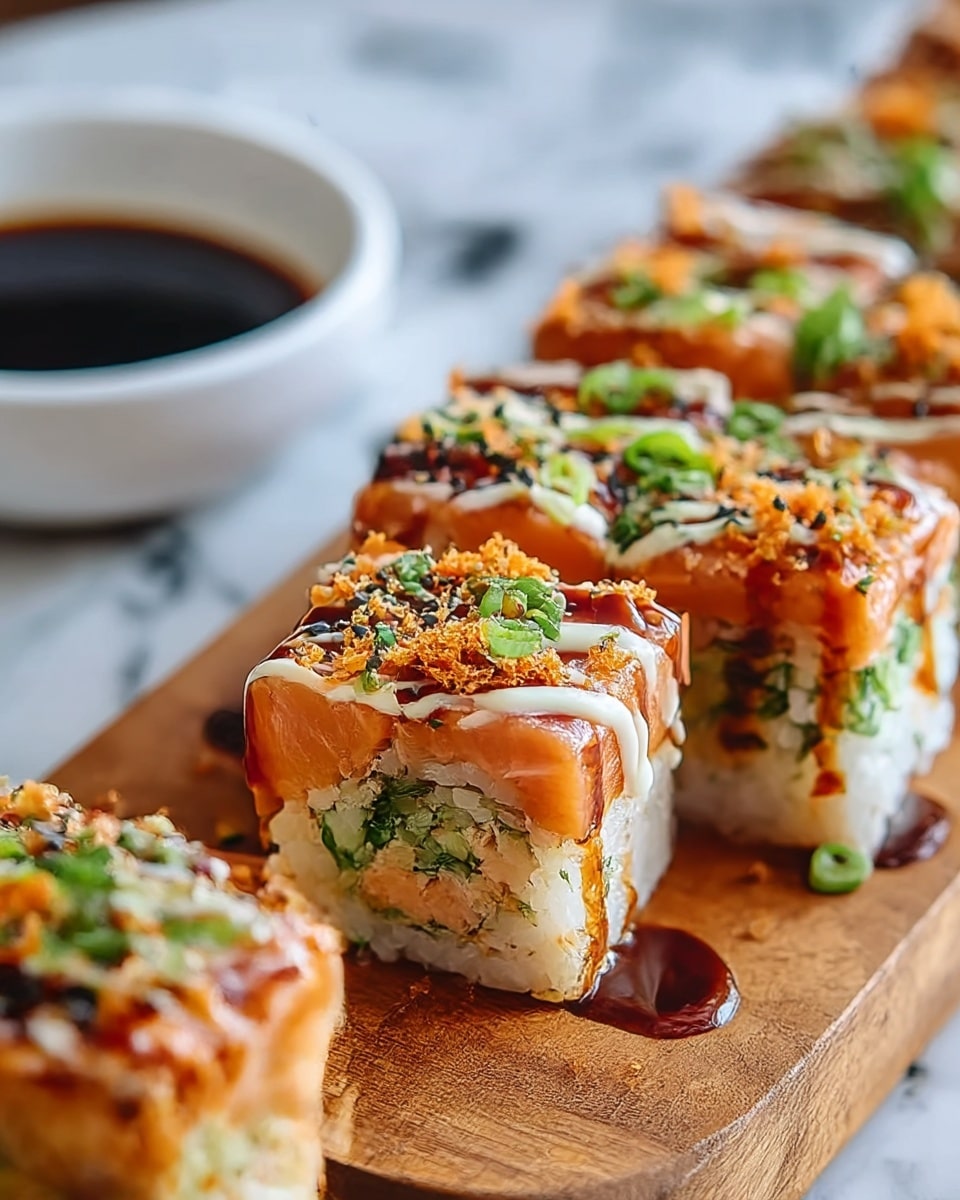 Spicy Salmon Sushi Bake Recipe