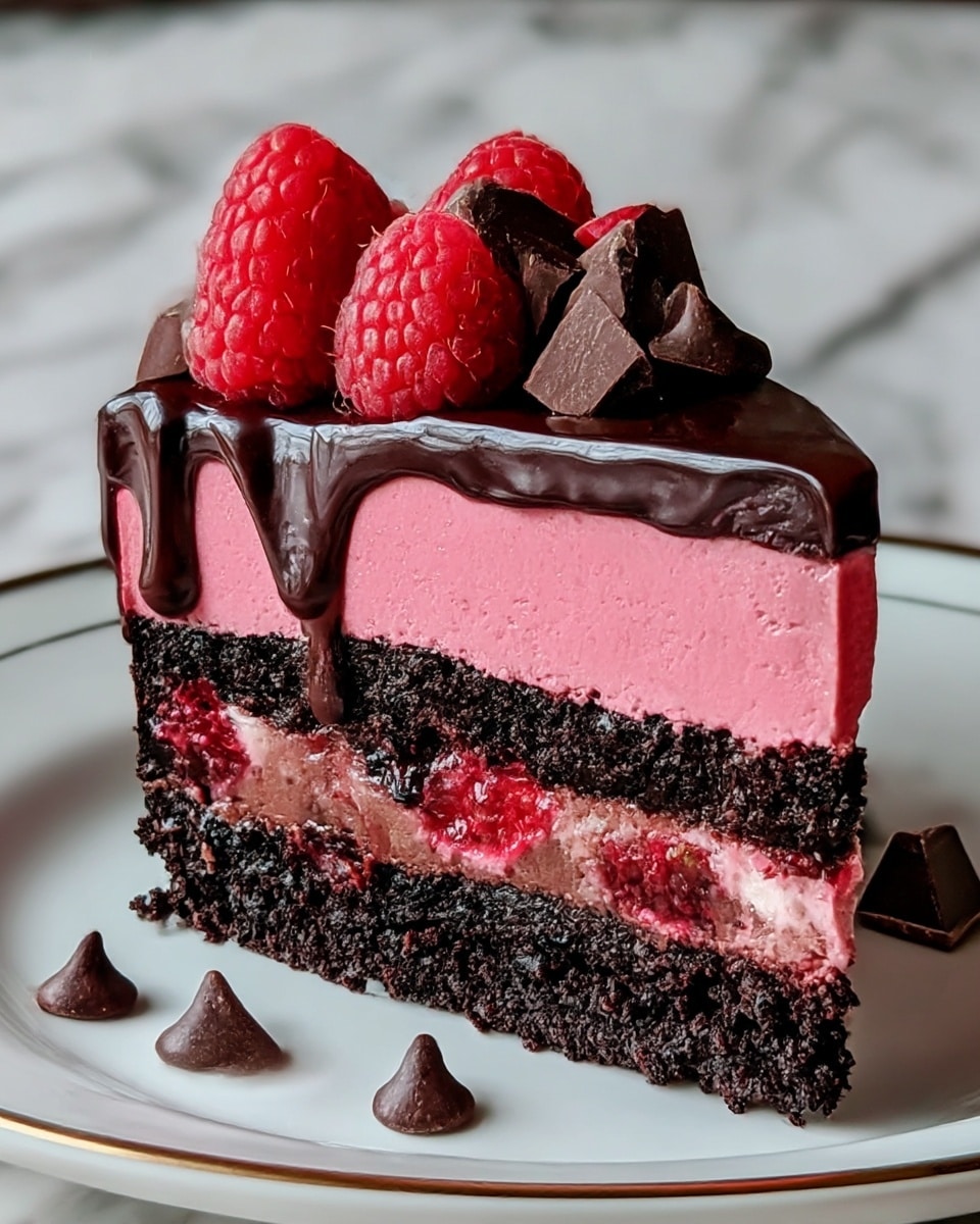 Decadent Dark Chocolate Raspberry Cheesecake Recipe