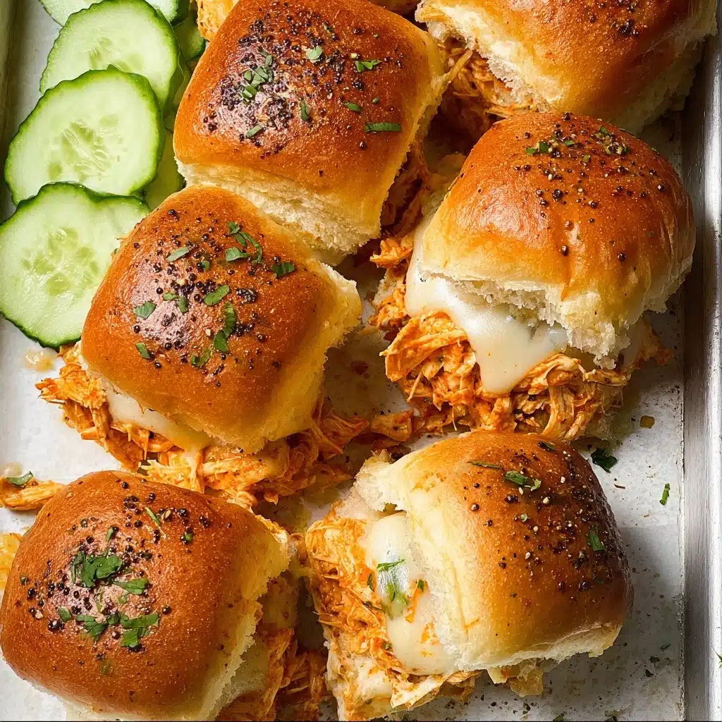 Spicy Buffalo Chicken Sliders Recipe - Recipe Image