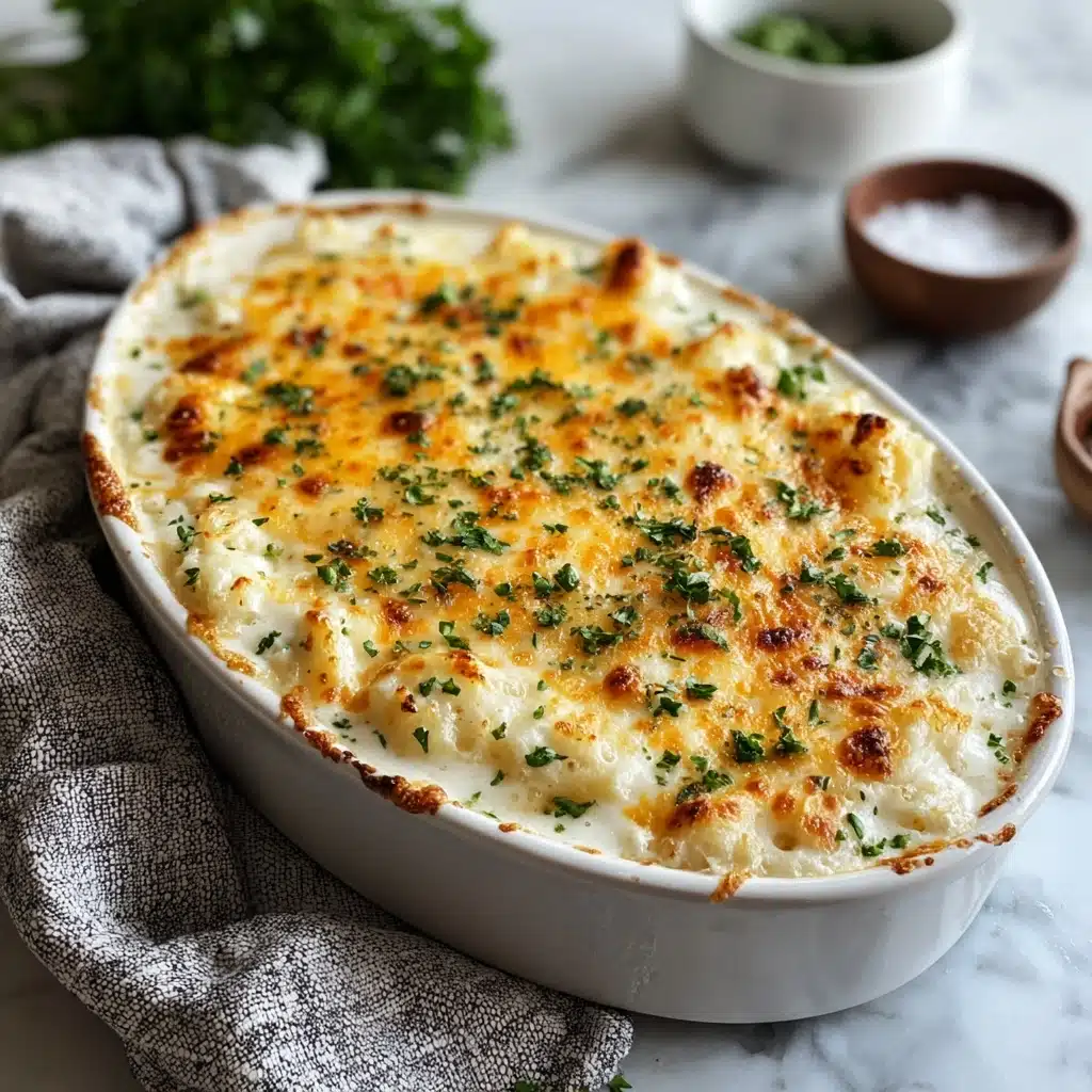 Cheesy Cauliflower Casserole Recipe - Recipe Image