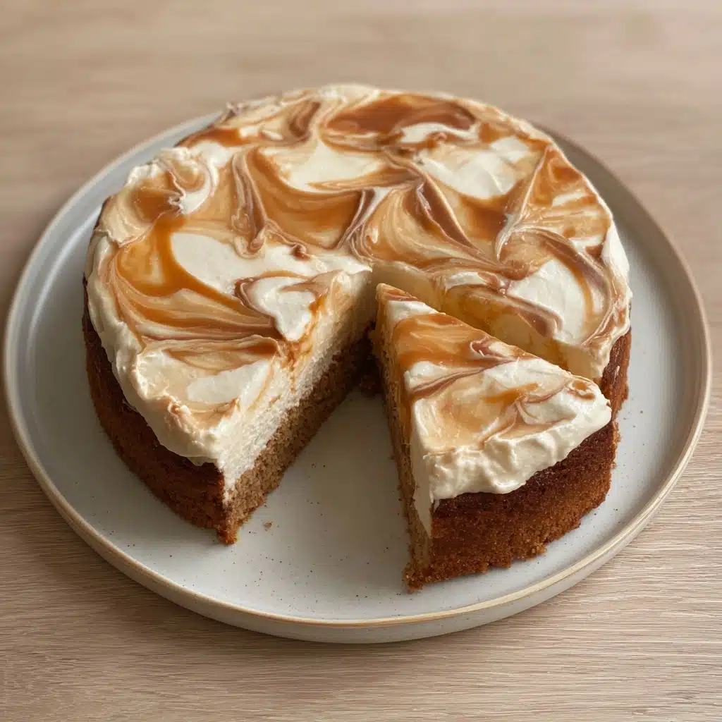 Apple Spice Olive Oil Cake with Salted Caramel Buttercream Recipe