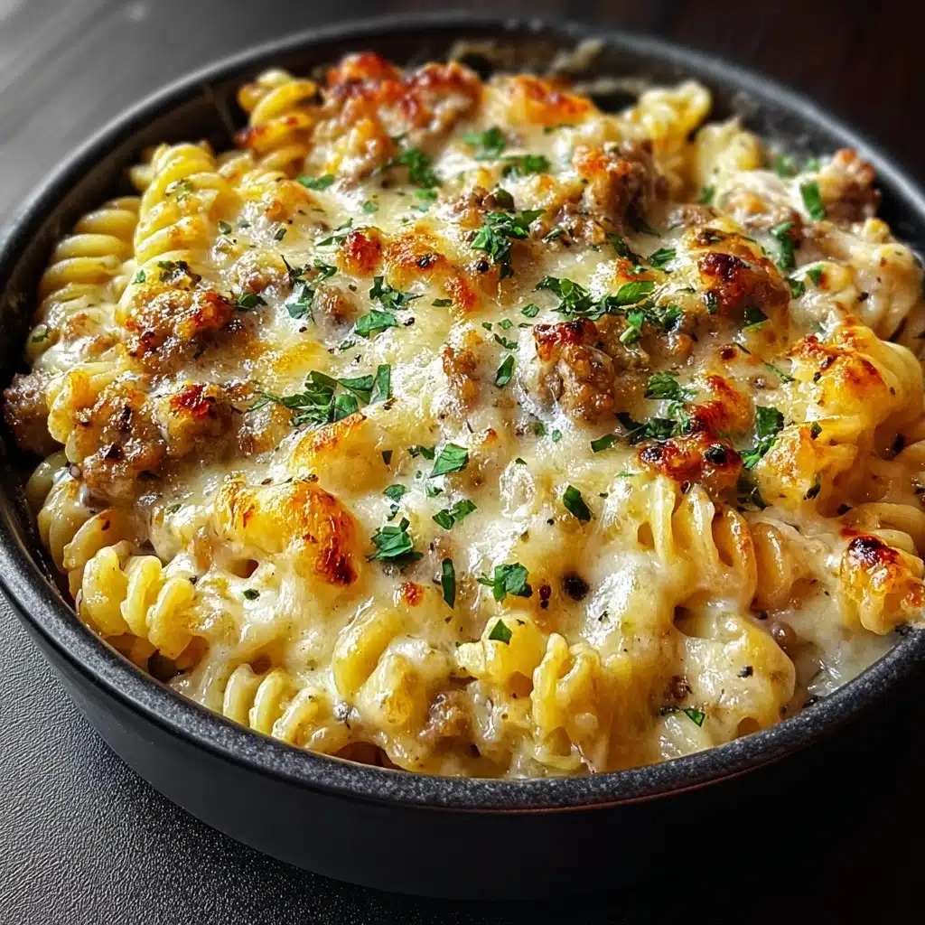 The Best Crockpot Garlic Parmesan Chicken Pasta Recipe