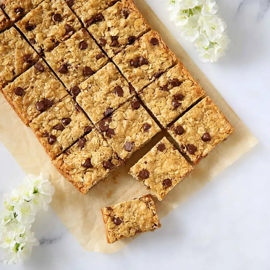 Oatmeal Chocolate Chip Bars Recipe - Recipe Image