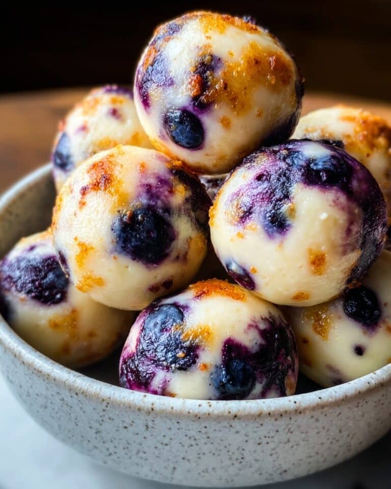 Lemon Blueberry Cottage Cheese Protein Bites Recipe