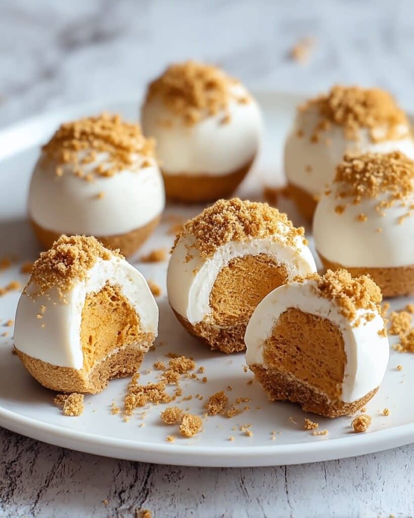 No Bake Pumpkin Cheesecake Balls Recipe