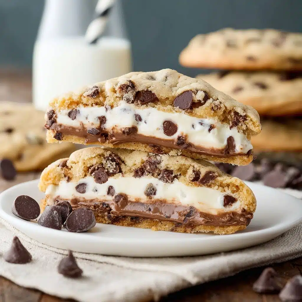 Cheesecake Stuffed Chocolate Chip Cookies Recipe