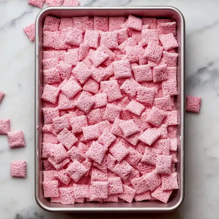 Easy Strawberry Shortcake Puppy Chow Recipe