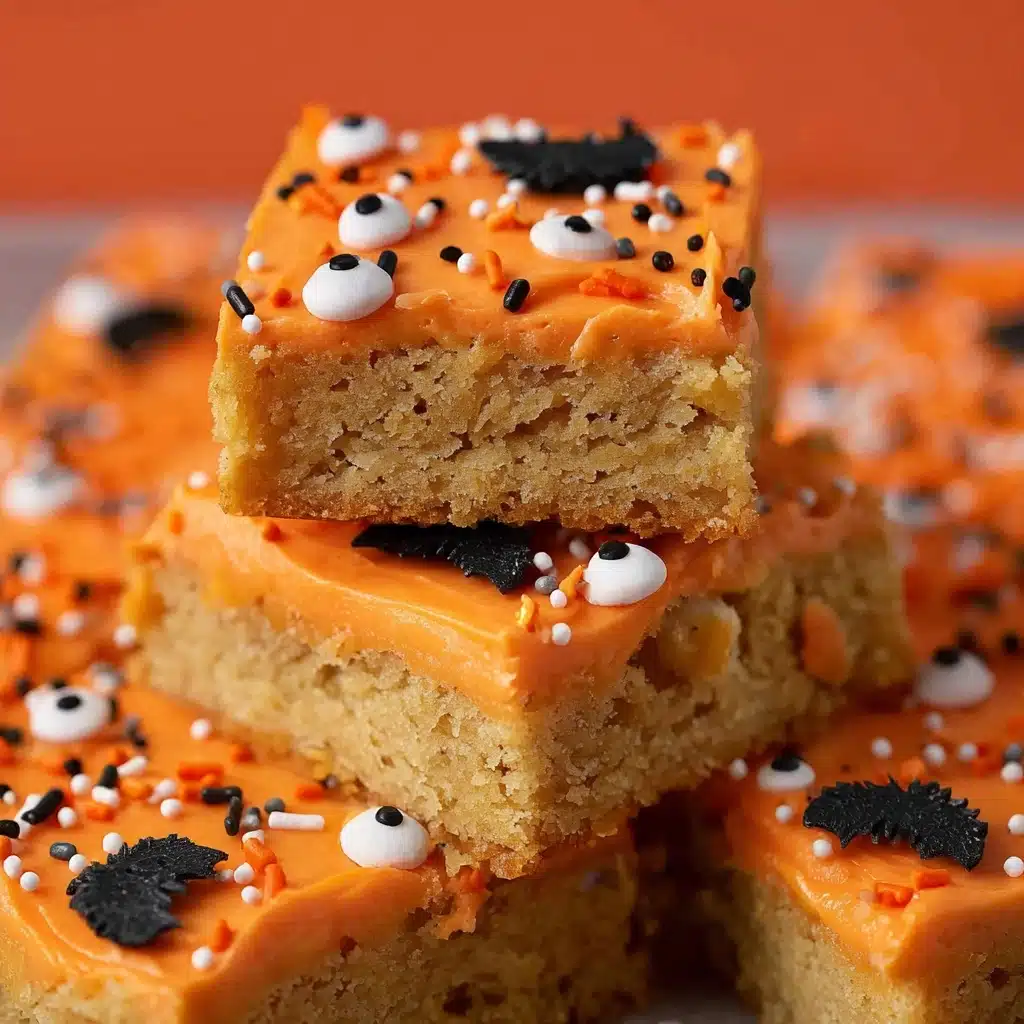 Spooky Halloween Sugar Cookie Bars Recipe - Recipe Image