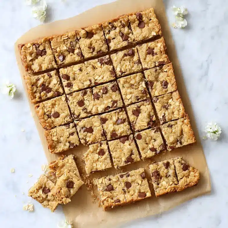 Oatmeal Chocolate Chip Bars Recipe
