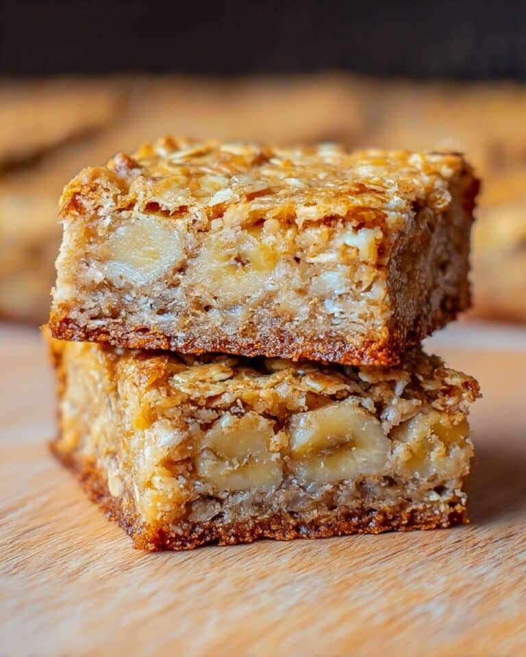 Banana Oatmeal Bars Recipe