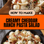 Creamy Bacon Cheddar Ranch Pasta Salad Recipe