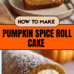 Fall Pumpkin Spice Roll Cake - theamazingfood Recipe