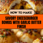 Cheeseburger Bombs That Explode Recipe