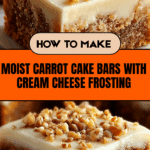Decadent Carrot Cake Bars with Cream Cheese Frosting Recipe