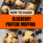 Homemade Blueberry Protein Muffins